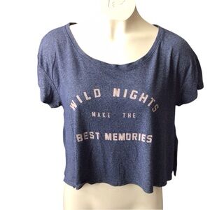Abercrombie & Fitch Navy Crop Top Y2K